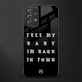 back in town glass case for samsung galaxy a32 4g image