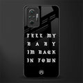 back in town glass case for redmi note 10 pro max image