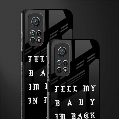 back in town glass case for mi 10t pro image-2