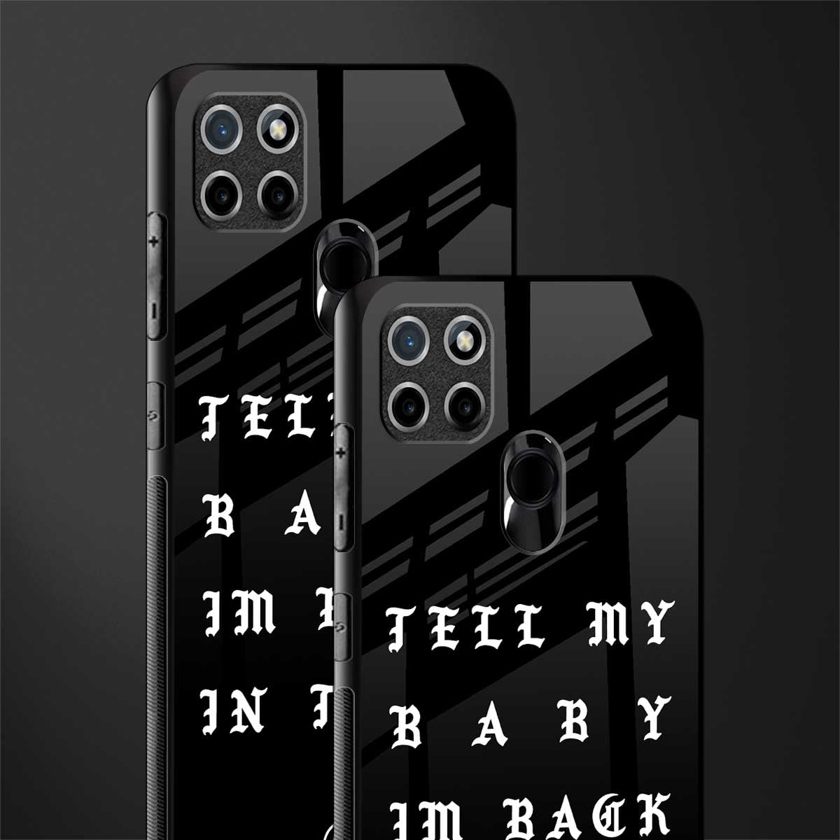 back in town glass case for realme c21 image-2