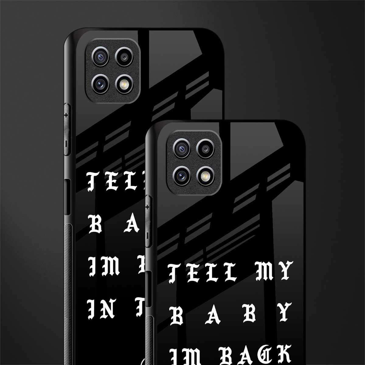 back in town glass case for samsung galaxy a22 5g image-2