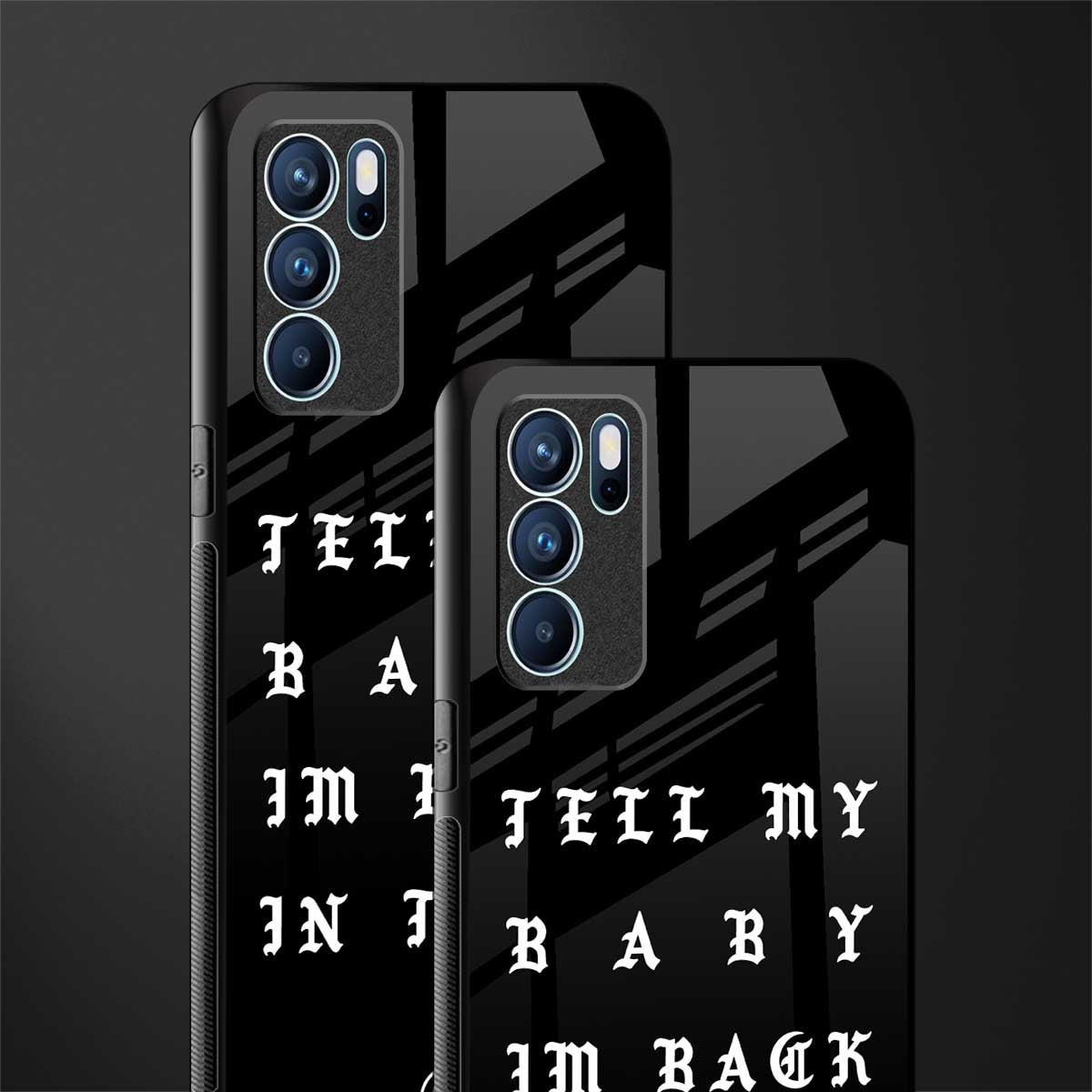 back in town glass case for oppo reno6 5g image-2