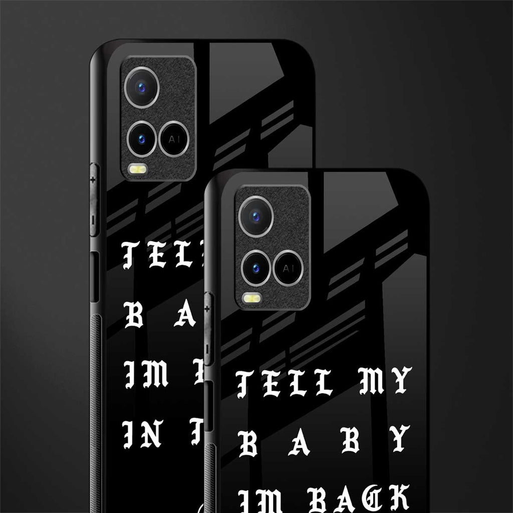 back in town glass case for vivo y21s image-2