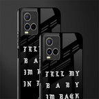 back in town glass case for vivo y21s image-2