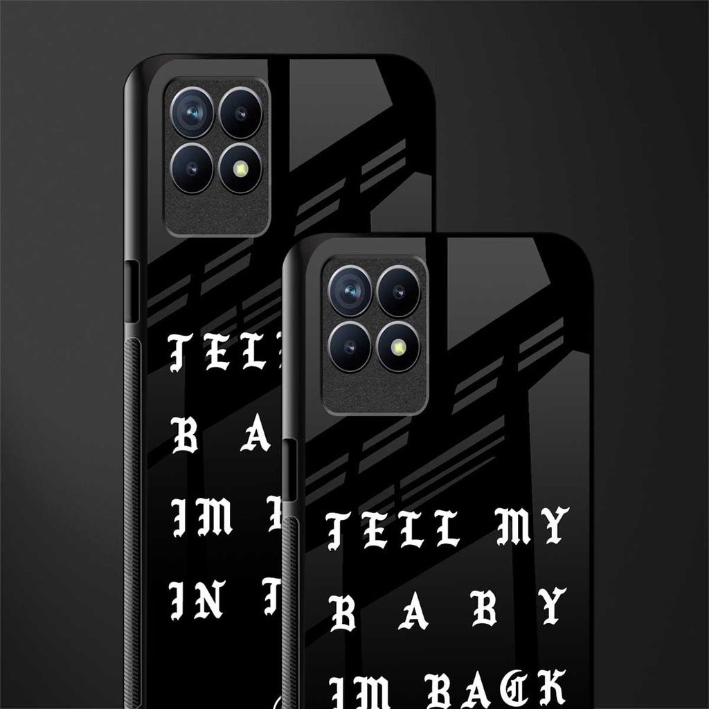 back in town glass case for realme 8i image-2