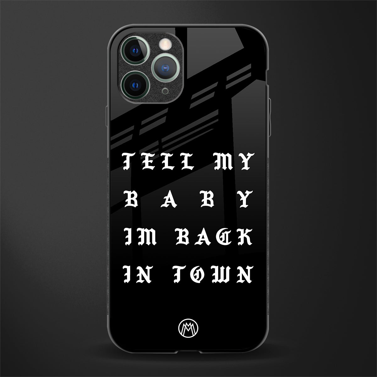 back in town glass case for iphone 11 pro max image