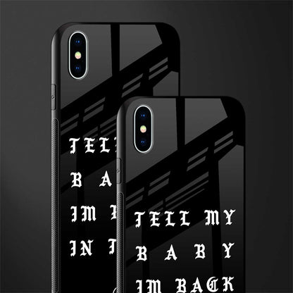 back in town glass case for iphone xs max image-2