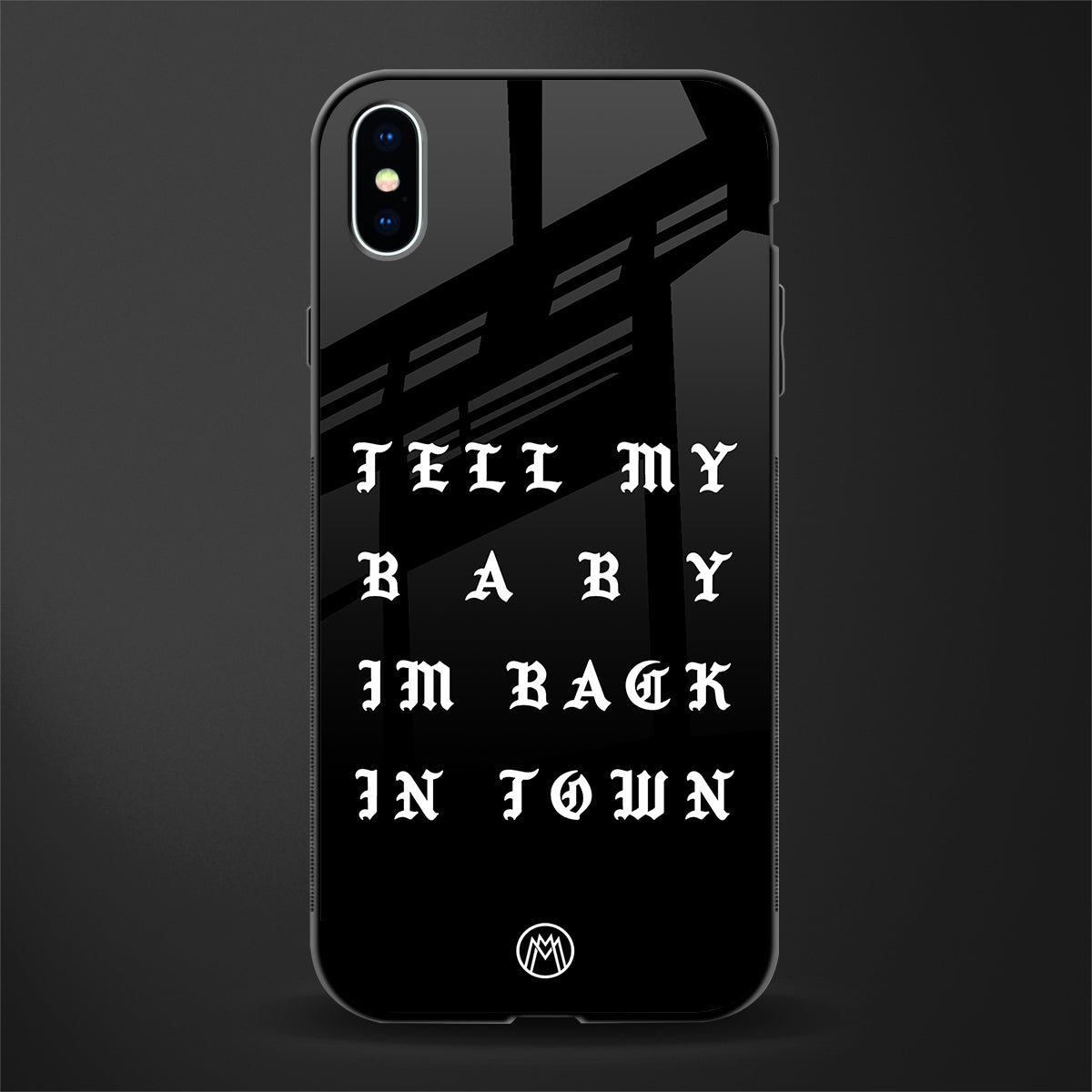 back in town glass case for iphone xs max image