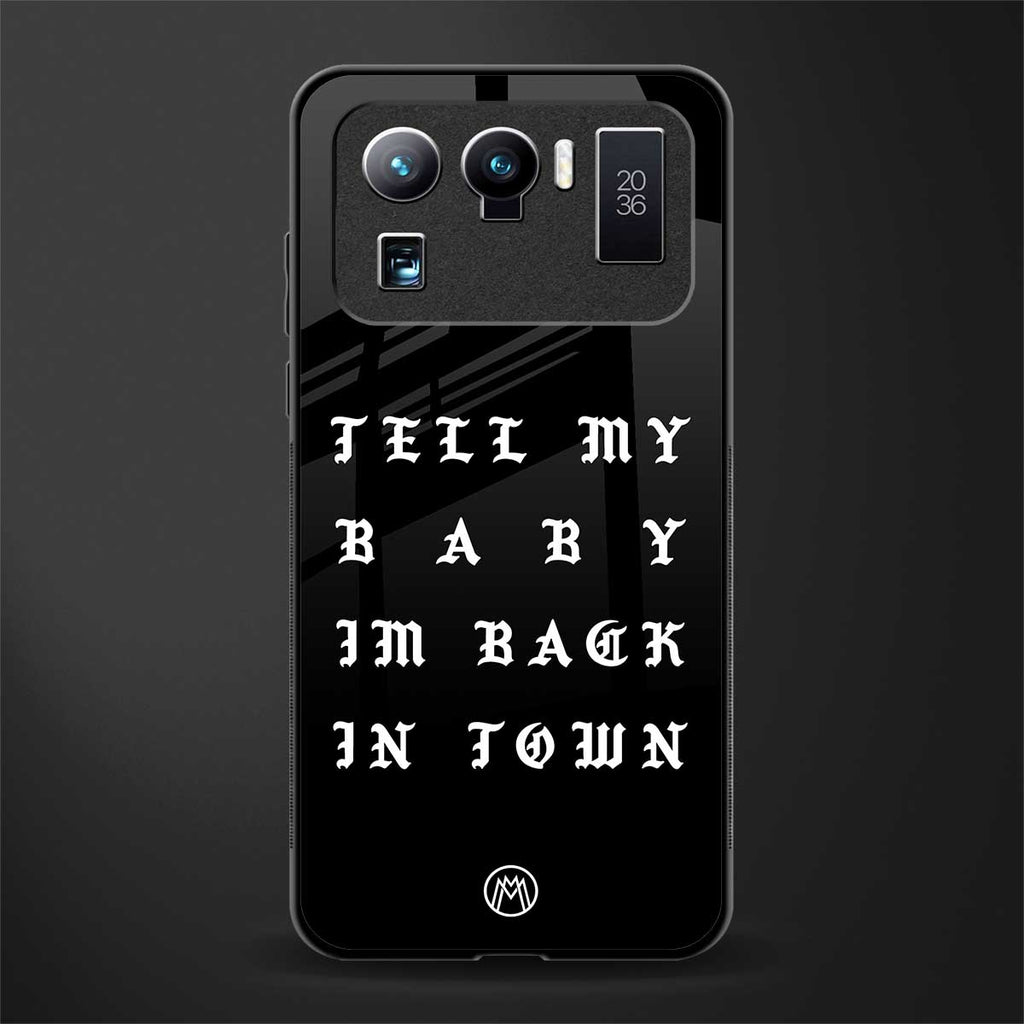 back in town glass case for mi 11 ultra 5g image