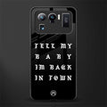 back in town glass case for mi 11 ultra 5g image