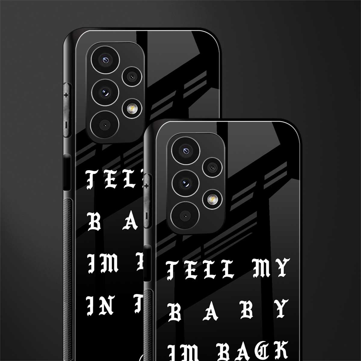 back in town back phone cover | glass case for samsung galaxy a13 4g