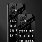 back in town back phone cover | glass case for oppo f21 pro 5g