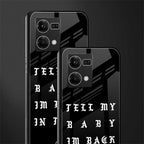 back in town back phone cover | glass case for oppo f21 pro 4g