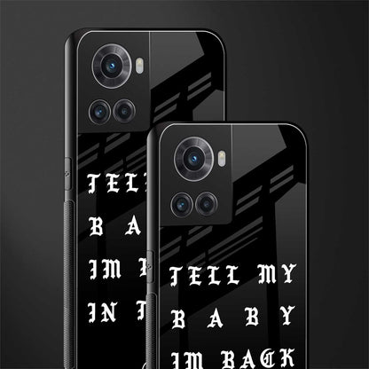 back in town back phone cover | glass case for oneplus 10r 5g