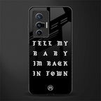 back in town glass case for vivo x70 image