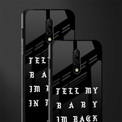 back in town glass case for oneplus 7 image-2