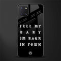 back in town glass case for samsung a81 image