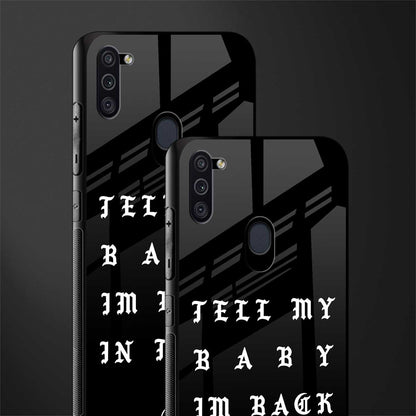 back in town glass case for samsung galaxy m11 image-2