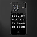 back in town glass case for vivo x80 image