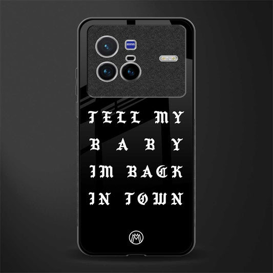 back in town glass case for vivo x80 image