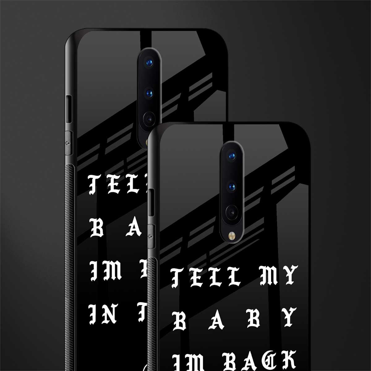 back in town glass case for oneplus 8 image-2