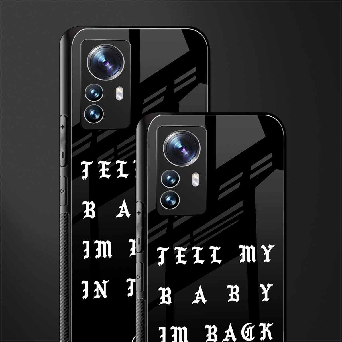 back in town back phone cover | glass case for xiaomi 12 pro