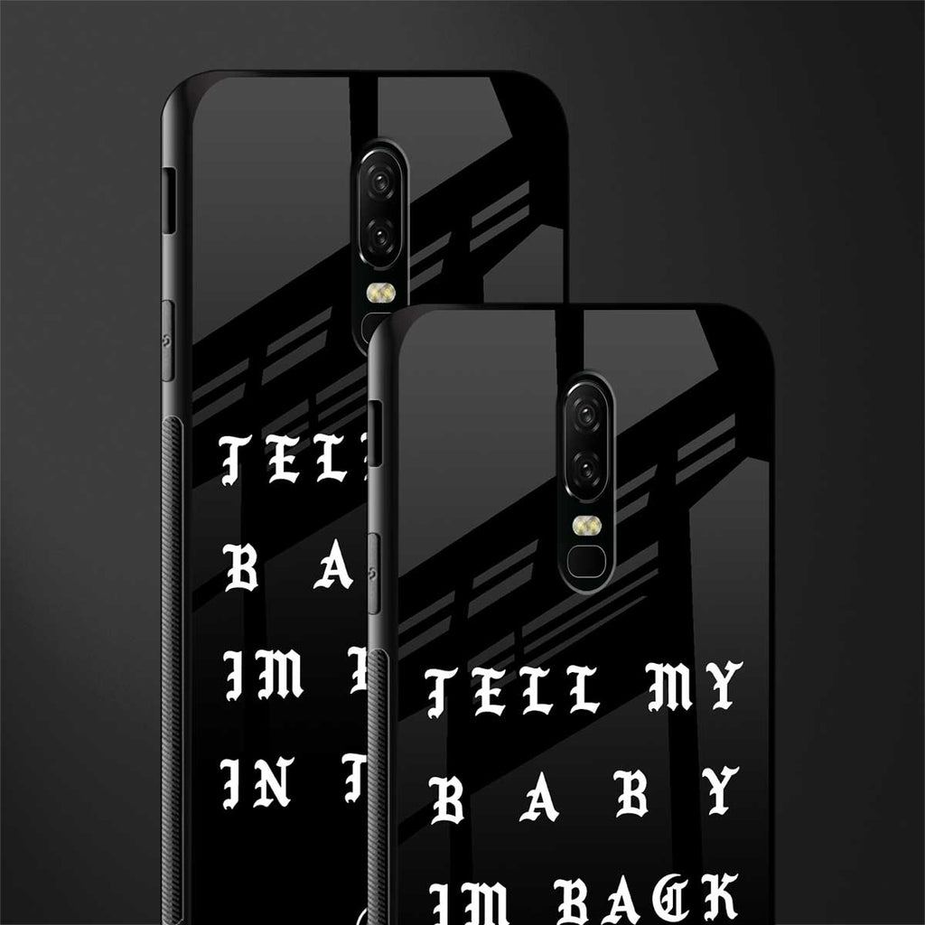 back in town glass case for oneplus 6 image-2