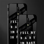 back in town glass case for oneplus 6 image-2
