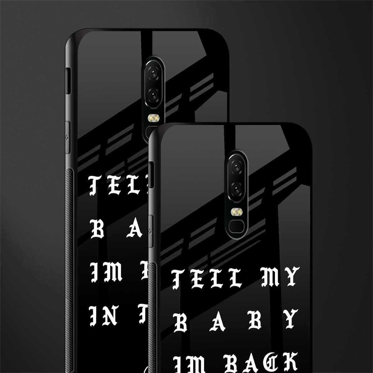 back in town glass case for oneplus 6 image-2