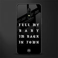 back in town glass case for oneplus 6 image