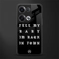 back in town back phone cover | glass case for oppo reno 8 pro