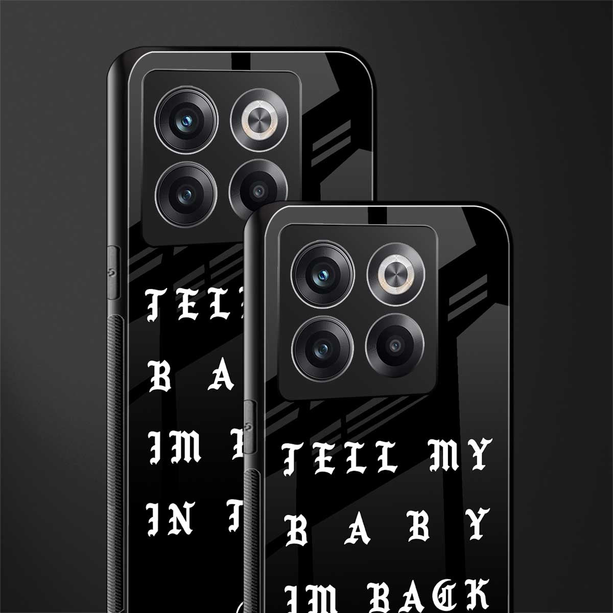 back in town back phone cover | glass case for oneplus 10t