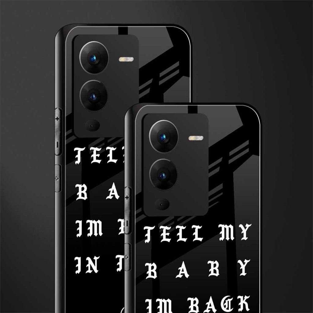 back in town back phone cover | glass case for vivo v25 pro 5g