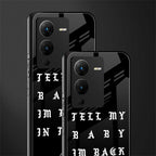 back in town back phone cover | glass case for vivo v25 pro 5g