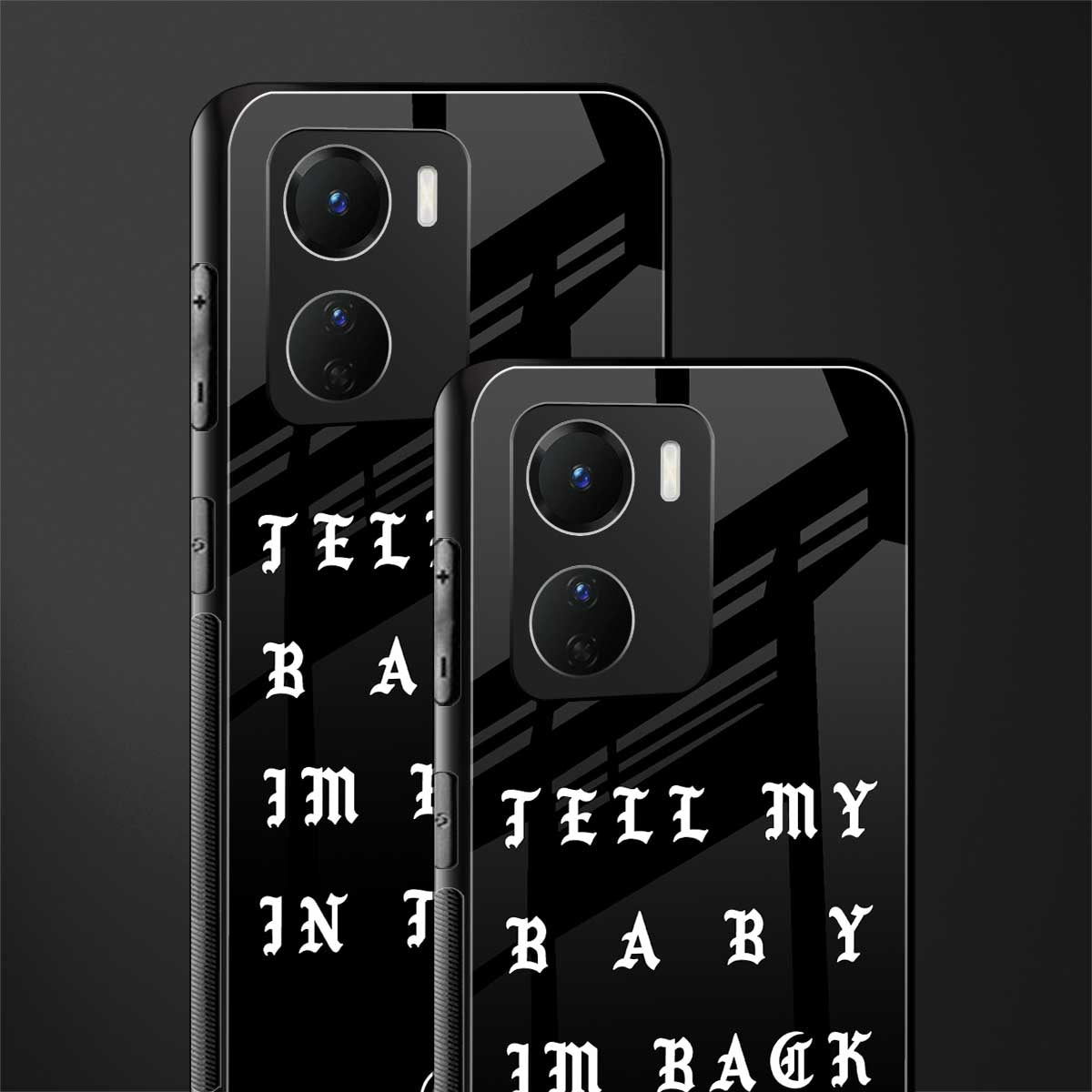 back in town back phone cover | glass case for vivo y16