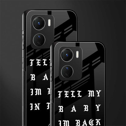 back in town back phone cover | glass case for vivo y16
