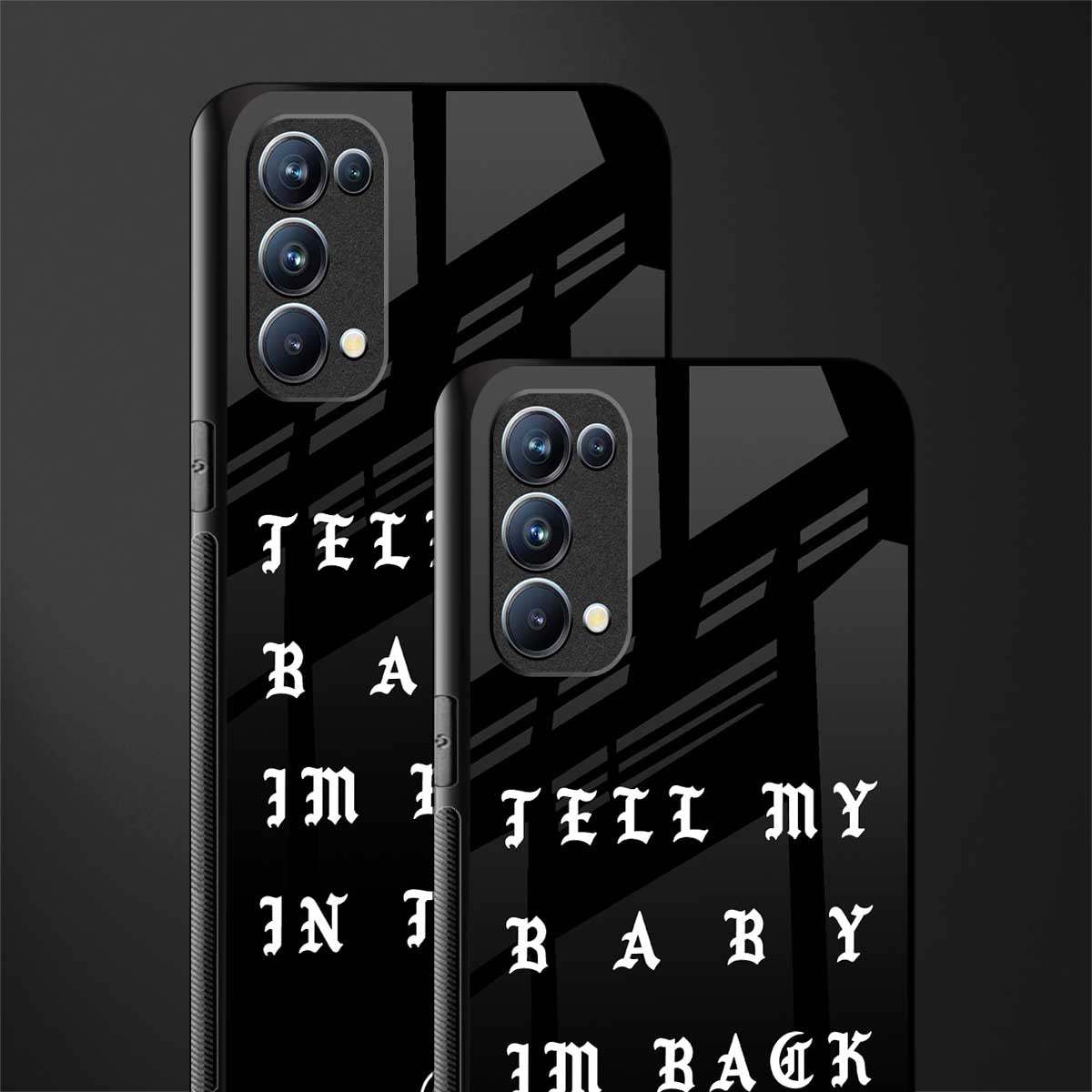 back in town back phone cover | glass case for oppo reno 5