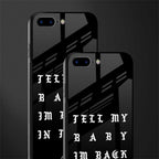 back in town glass case for iphone 8 plus image-2