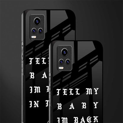 back in town back phone cover | glass case for vivo v21e 4g