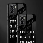back in town back phone cover | glass case for vivo y72