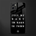 back in town back phone cover | glass case for vivo y72