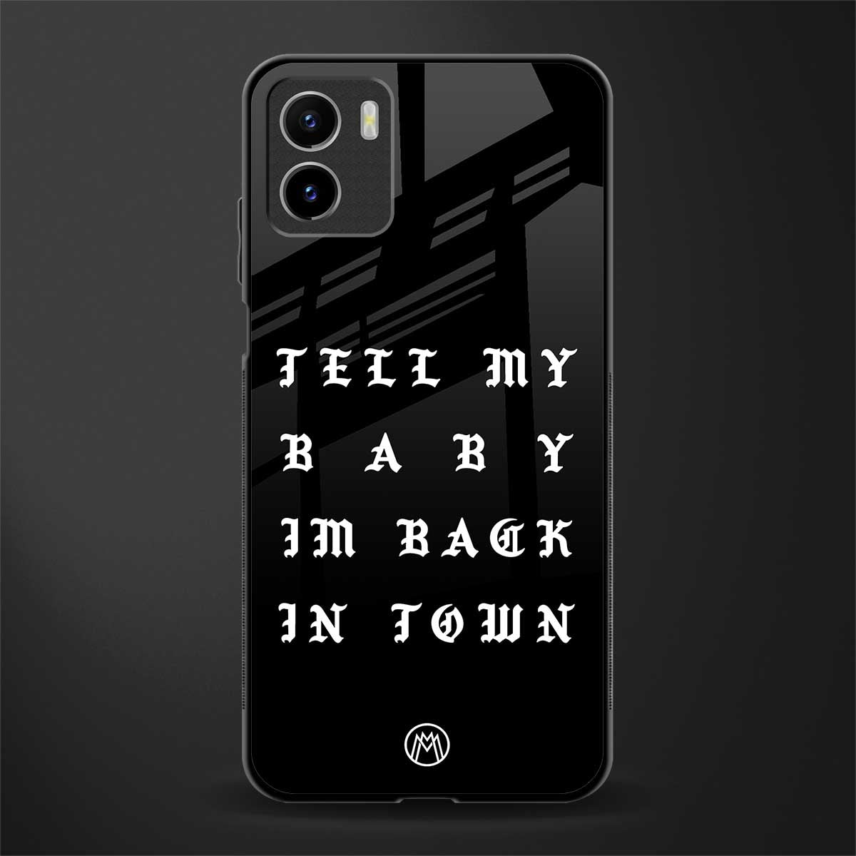 back in town back phone cover | glass case for vivo y72