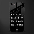 back in town glass case for iphone se 2020 image