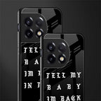 back in town back phone cover | glass case for oneplus 11r