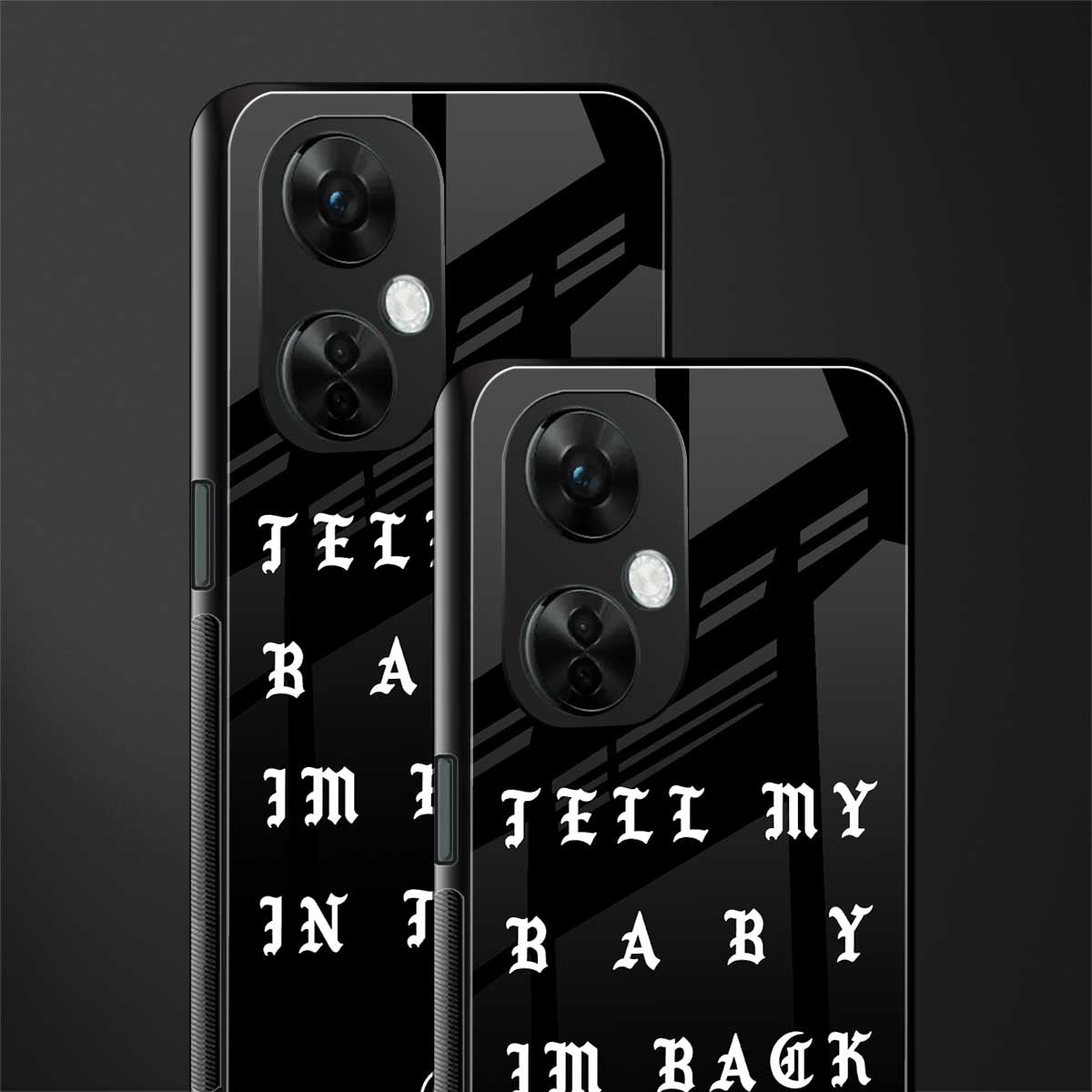 back in town back phone cover | glass case for oneplus nord ce 3 lite