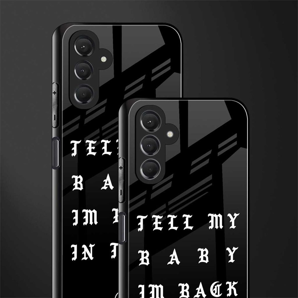 back in town back phone cover | glass case for samsun galaxy a24 4g