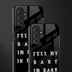 back in town back phone cover | glass case for samsun galaxy a24 4g