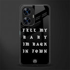 back in town back phone cover | glass case for realme c55