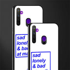 bad at math glass case for realme 5 pro image-2