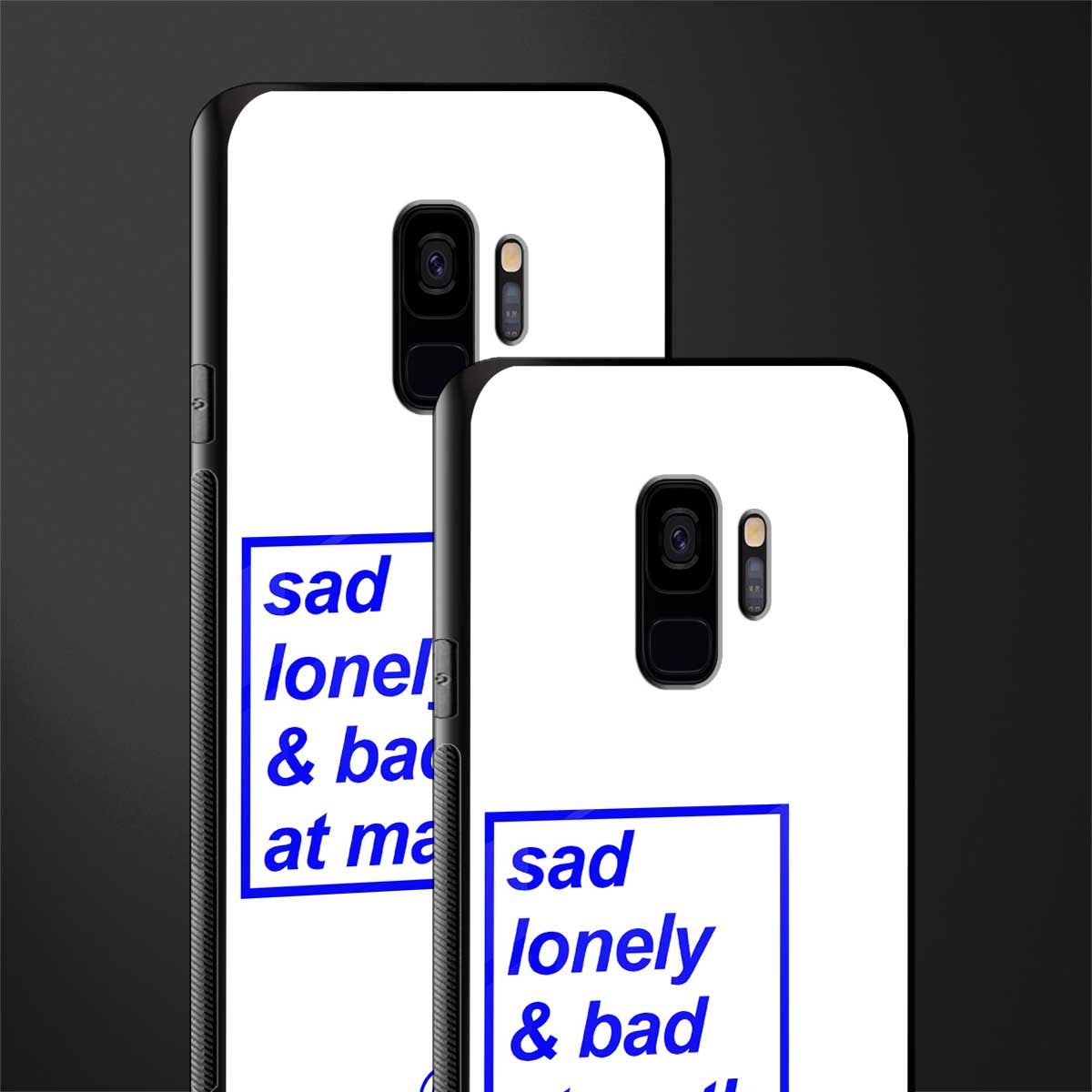 bad at math glass case for samsung galaxy s9 image-2